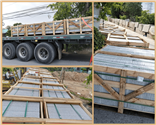 VillaStone Beige Granite Heavy Duty Export Wooden Crate Packing